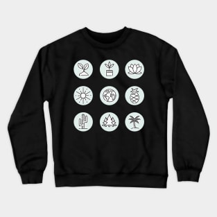 Nature Sticker Sheet Multipack (9pcs) Crewneck Sweatshirt